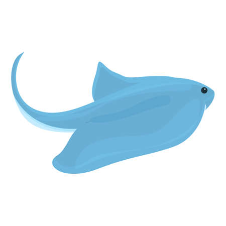 Stingray life icon. Cartoon of Stingray life vector icon for web design isolated on white background
