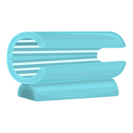Solarium equipment icon. Cartoon of Solarium equipment vector icon for web design isolated on white backgroundのイラスト素材