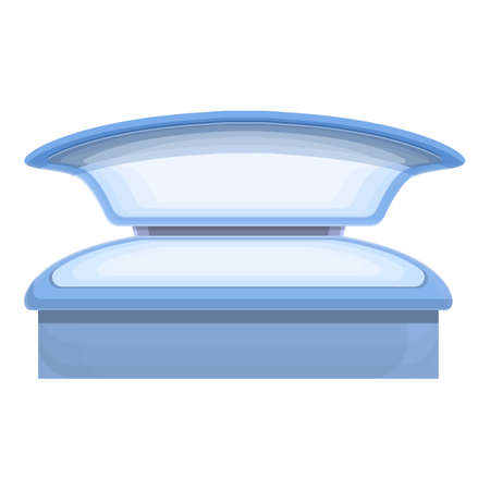 Solarium relax icon. Cartoon of Solarium relax vector icon for web design isolated on white backgroundのイラスト素材