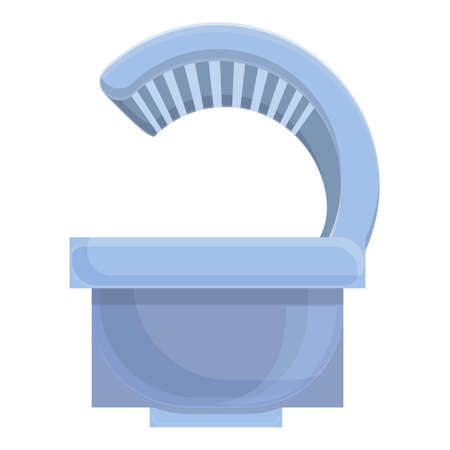 Solarium spa icon. Cartoon of Solarium spa vector icon for web design isolated on white backgroundのイラスト素材