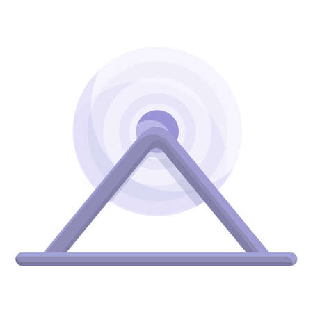 Thread production industry icon. Cartoon of Thread production industry vector icon for web design isolated on white backgroundのイラスト素材