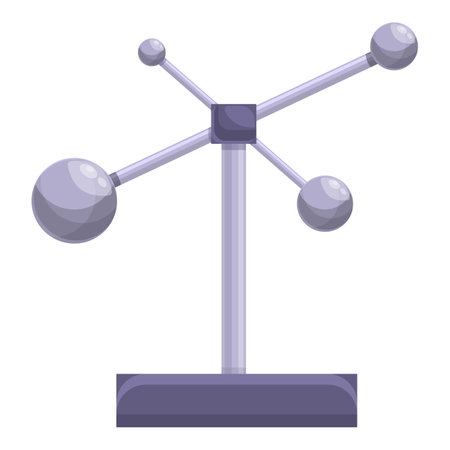 Perpetual motion stand icon. Cartoon of Perpetual motion stand vector icon for web design isolated on white backgroundのイラスト素材