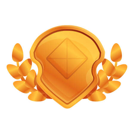 Ranking premium icon. Cartoon of Ranking premium vector icon for web design isolated on white backgroundのイラスト素材