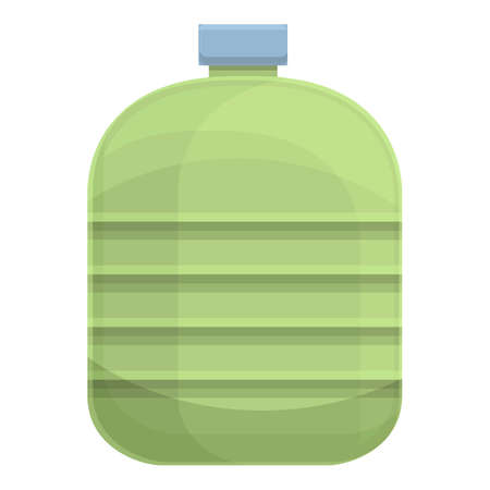 Steel water bottle icon. Cartoon of Steel water bottle vector icon for web design isolated on white backgroundのイラスト素材