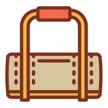 Croquet bag icon. Outline Croquet bag vector icon for web design isolated on white backgroundのイラスト素材