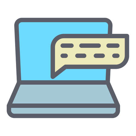 Sms chatbot icon. Outline Sms chatbot vector icon for web design isolated on white backgroundのイラスト素材