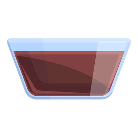 Sushi soy sauce icon. Cartoon and flat of Sushi soy sauce vector icon for web design isolated on white backgroundのイラスト素材