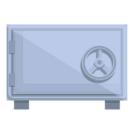 Deposit room locker icon. Cartoon of Deposit room locker vector icon for web design isolated on white backgroundのイラスト素材