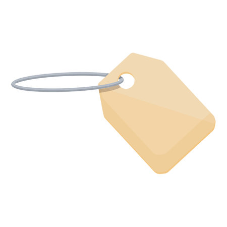 Clothes tag icon. Cartoon of Clothes tag vector icon for web design isolated on white backgroundのイラスト素材