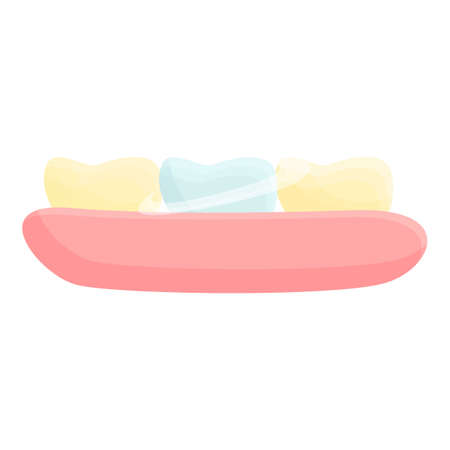 Effective whitening teeth icon. Cartoon of Effective whitening teeth vector icon for web design...
