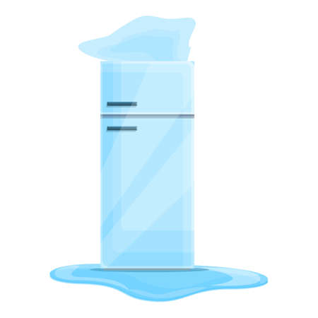 Refrigerator repair icon. Cartoon of Refrigerator repair vector icon for web design isolated on white backgroundのイラスト素材