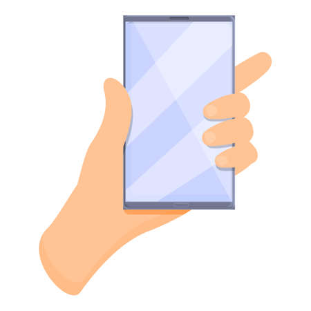 Messenger phone icon. Cartoon of Messenger phone vector icon for web design isolated on white backgroundのイラスト素材