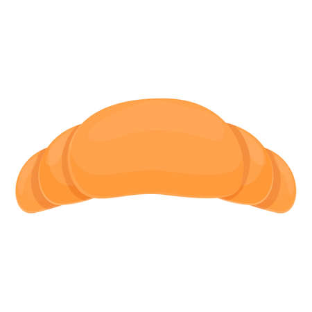 Takeaway croissant icon. Cartoon of Takeaway croissant vector icon for web design isolated on white backgroundのイラスト素材