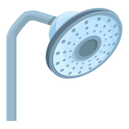 Fixed shower icon. Cartoon of Fixed shower vector icon for web design isolated on white backgroundのイラスト素材