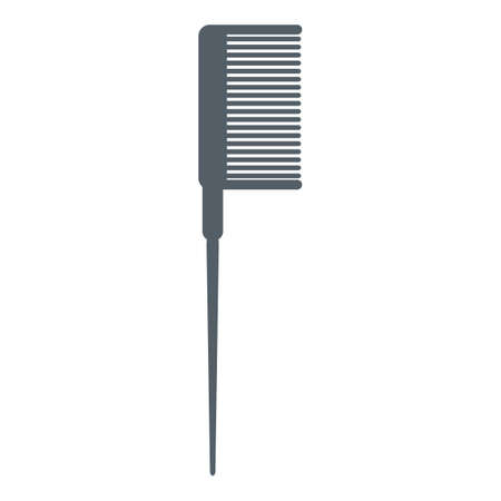 Hair colouring comb icon cartoon vector. Hair color tool. Salon equipmentのイラスト素材