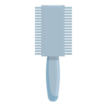 Hair brush icon cartoon vector. Comb hairbrush. Plastic toolのイラスト素材
