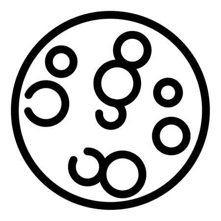 Aerospace planet icon. Outline aerospace planet vector icon for web design isolated on white backgroundのイラスト素材