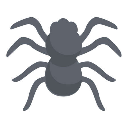 Spider bug icon cartoon vector. Widow animal. Bite spiderのイラスト素材