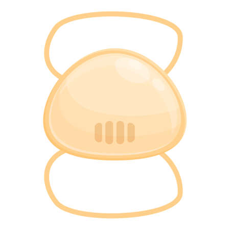 Doctor face mask icon cartoon vector. Medical surgical. Health safetyのイラスト素材