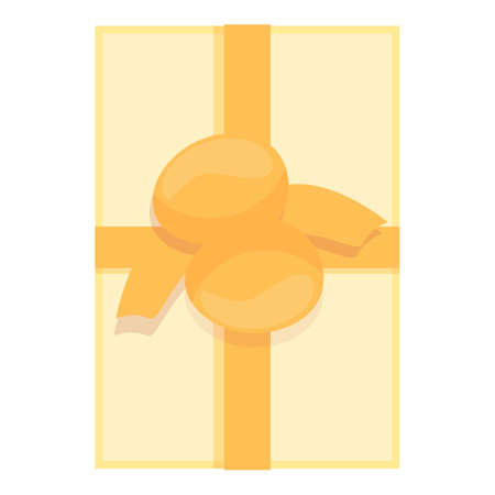 Gift present icon cartoon vector. Ribbon box. Giftbox surpriseのイラスト素材