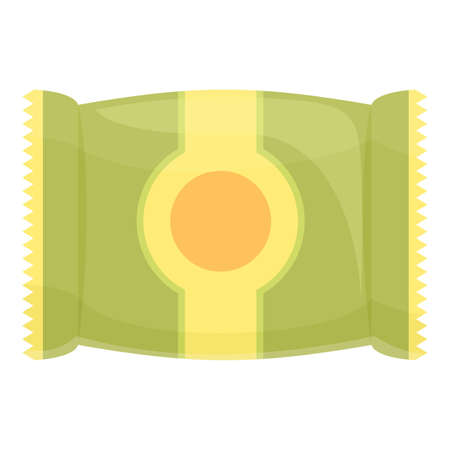 Garlic chips icon cartoon vector. Dinner with avocado. Guacamole creamのイラスト素材