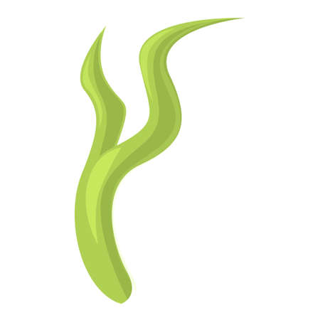 Spirulina plant icon cartoon vector. Powder alga. Food algaeのイラスト素材