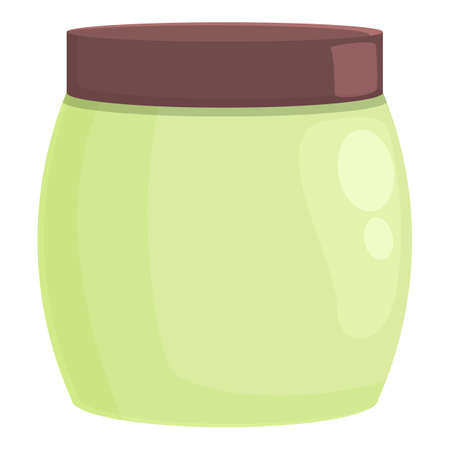 Algae food jar icon cartoon vector. Alga plant. Sea drinkのイラスト素材