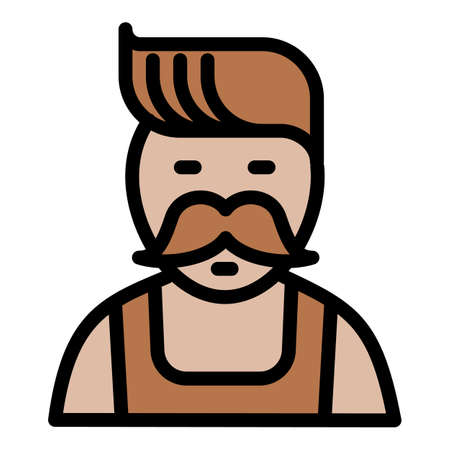 Barista icon outline vector. Cafe drink. Customer machineのイラスト素材