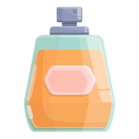 New female perfume icon cartoon vector. fashion accessory. makeup bagのイラスト素材