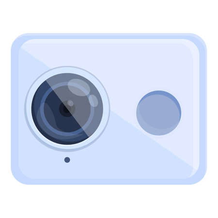 Digital intercom icon cartoon vector. video door. phone systemのイラスト素材