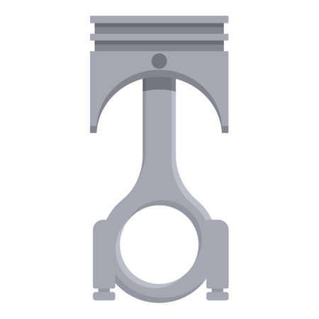 Bike piston icon cartoon vector. Helmet equipment. Air tiresのイラスト素材