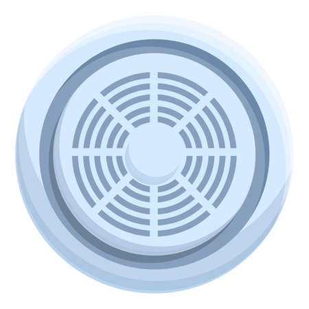 CO2 detector icon cartoon vector. alarm sensor. carbon monoxideのイラスト素材
