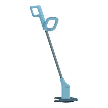 Tool care trimmer icon cartoon vector. garden lawn. Grass mower