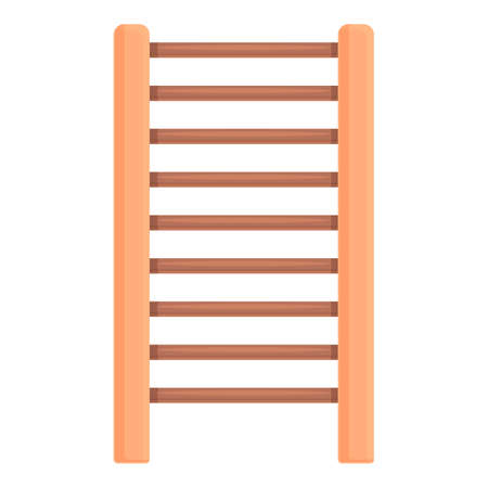 Gym ladder icon cartoon vector. Sport fitness. Workout healthのイラスト素材