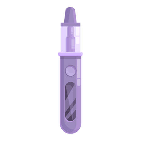 ecigarette icon cartoon vector. electronic vape. bottle juiceのイラスト素材