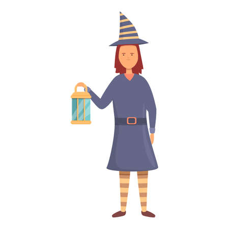 Girl halloween costume icon cartoon vector. Kid character. Ghost partyのイラスト素材