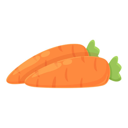 Carrot lutein icon cartoon vector. Food dietary. Healthy dietのイラスト素材