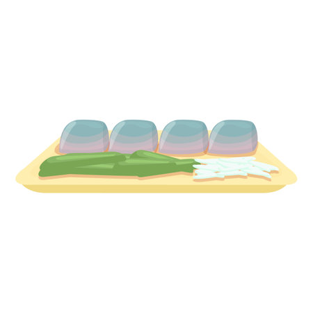 Dutch cuisine board icon cartoon vector. Food platter. Holland plateのイラスト素材