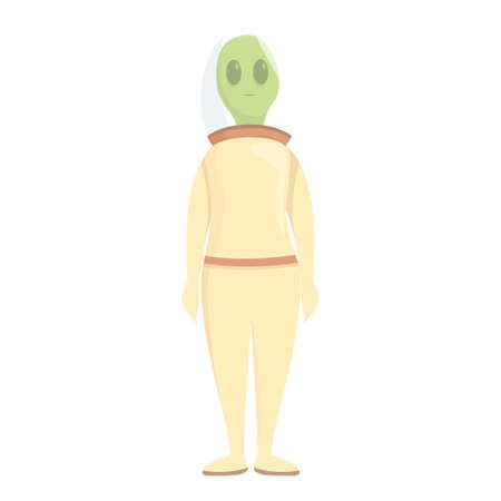 Future alien icon cartoon vector. Game fun. Planet shipのイラスト素材