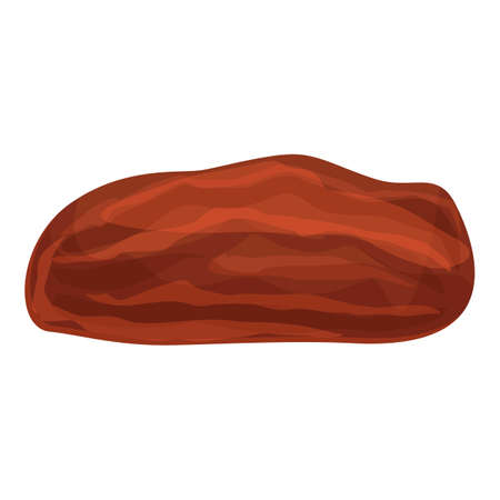 Cherry dry fruit icon cartoon vector. Food snack. Sweet driedのイラスト素材