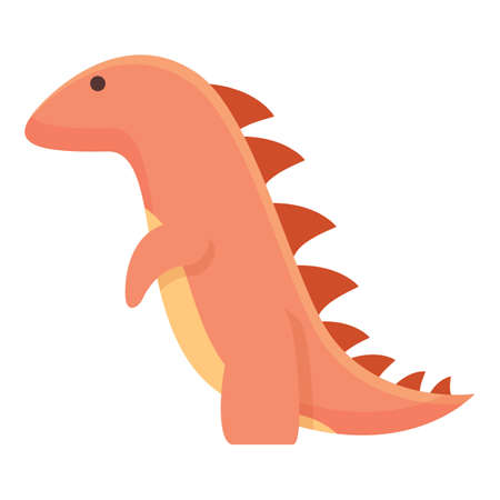 Dinosaur toy icon cartoon vector. Toy shop. Shelf storeのイラスト素材