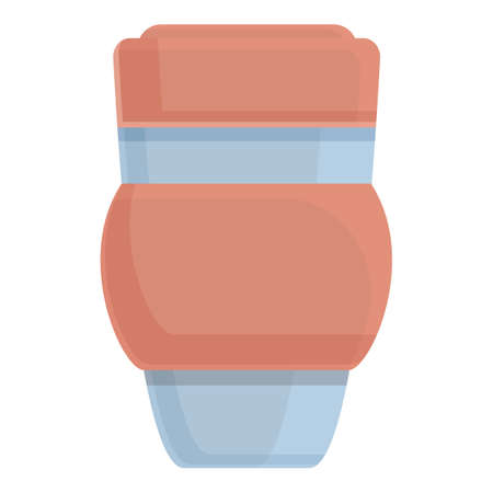 Eco friendly plastic icon cartoon vector. Recycle energy. Electric circularのイラスト素材