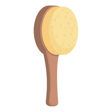 Animal eco brush icon cartoon vector. Comb power. Eco power reuseのイラスト素材