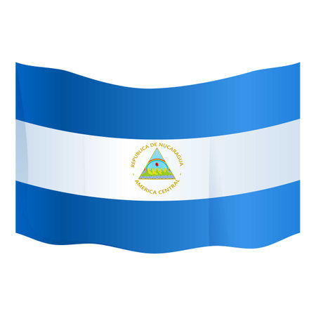 Nicaragua icon cartoon vector. Flag day. Independece dayのイラスト素材