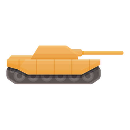 War tank icon cartoon vector. Army battle. Armed weaponのイラスト素材