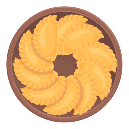 Argentina cuisine icon cartoon vector. America food. Latin cultureのイラスト素材