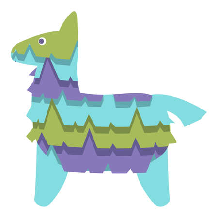 Funny pinata icon cartoon vector. Party toy. Kids textureのイラスト素材