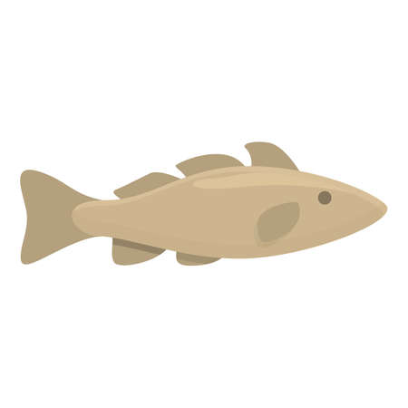 North fish icon cartoon vector. Arctic fish. Wild creature