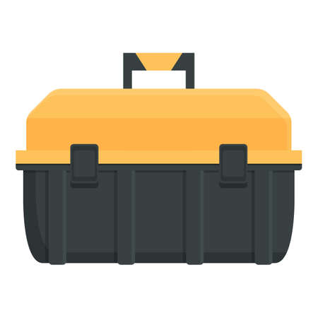 Business toolbox icon cartoon vector. Tool box. Metal wrenchのイラスト素材