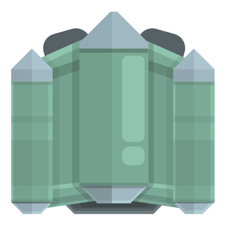 Astronaut jetpack icon cartoon vector. Rocket jet. Boost jetのイラスト素材
